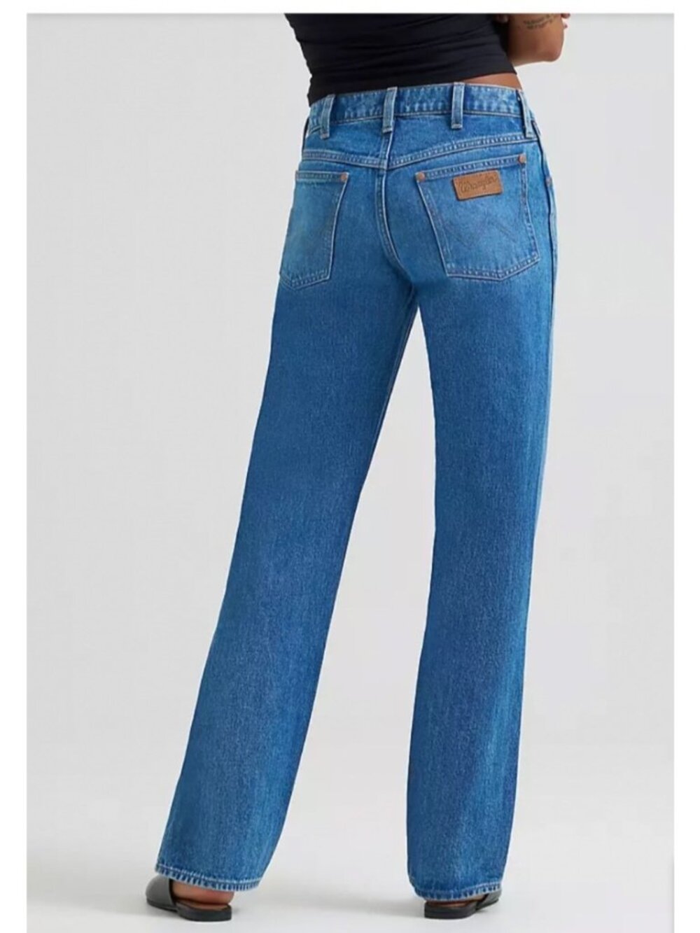 Wrangler Jeans Womens Size 27 x 32 Relaxed Fit Low Rise Western Straight Denim